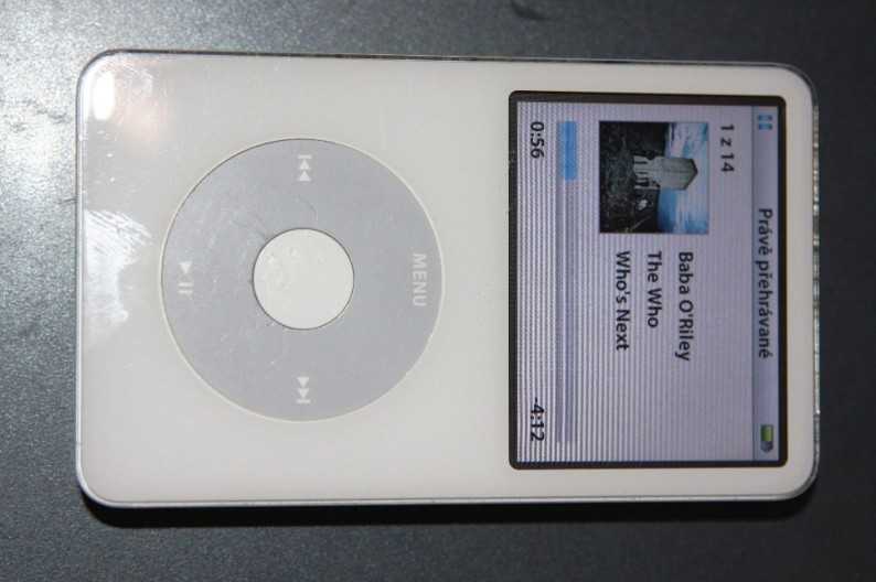 iPod 5G 60GB, bílý,