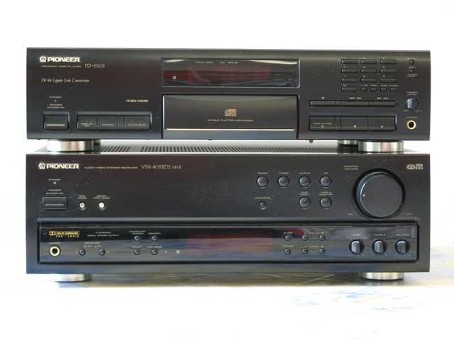 A / V přijímač-receiver PIONEER + CD přehrávač